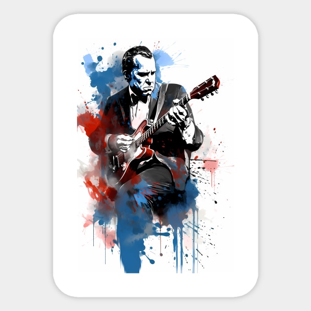 Richard Nixon Shredding Sticker by TortillaChief